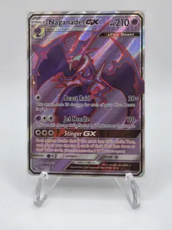 Naganadel GX 121/131 Forbidden Light Full Art Ultra Rare Pokemon Card NM - Image 1