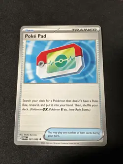 Poke Pad 081/088 Me03: Perfect Order Regular Pokemon Card Near Mint - Image 1