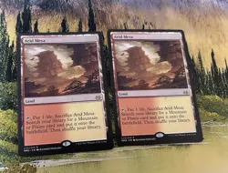 Magic: The Gathering Arid Mesa Land Card x2 MM3 2017 English - Image 1