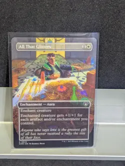 All that Glitters BORDERLESS LP X1 Commander Masters MTG - Image 1