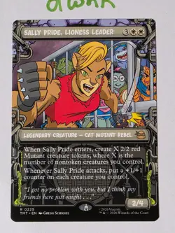 Sally Pride, Lioness Leader Showcase Non-Foil #0225 Teenage Mutant Ninja Turtles - Image 1