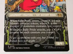 Sally Pride, Lioness Leader Showcase Non-Foil #0225 Teenage Mutant Ninja Turtles - Image 4