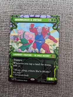 GROUNDCHUCK & DIRTBAG ~ NM ~ MTG - 0238 TMT Ninja Turtles TMNT SHOWCASE - Image 1