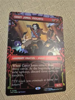 Casey Jones, Vigilante (0235) (Showcase) [TMT - 235] - NM [Foil] TCG MTG - Image 1
