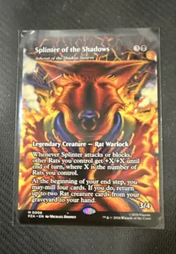 Splinter of the Shadows - Ashcoat of the Shadow Swarm (Borderless) Teenage... - Image 1