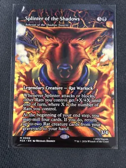 Splinter of the Shadows - Ashcoat of the Shadow Swarm (Borderless) Teenage... - Image 2