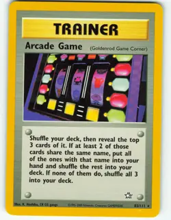 Arcade Game - 83/111 Neo Genesis - Pokemon TCG - 2000 - Image 1