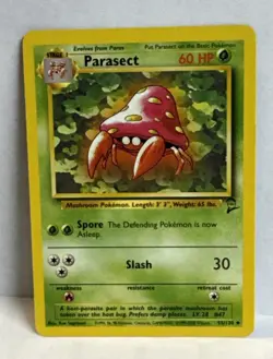 Pokemon TCG Parasect Base 2 055/130 Unlimited Uncommon. Vintage - Image 1