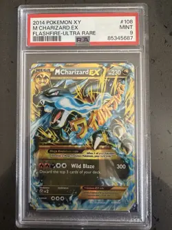 M Charizard EX 108/106 | XY - Flashfire | Secret Rare (PSA 9) Pokemon TCG - Image 1
