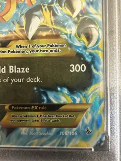 M Charizard EX 108/106 | XY - Flashfire | Secret Rare (PSA 9) Pokemon TCG - Image 5