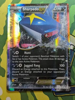 Pokemon TCG - Sharpedo EX - 91/160 - Ultra Rare - XY: Primal Clash - VLP - Image 1