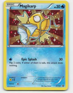 2016 Pokemon, XY Promos, #XY143 Magikarp, Black Star Promo - Image 1