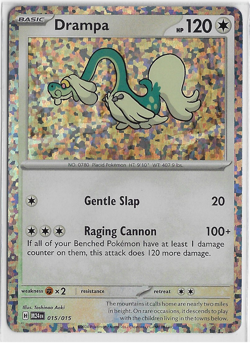 POKEMON S&V - Temporal Forces NM McDonald's *2024* RARE Holo PROMO #015 DRAMPA - Image 1