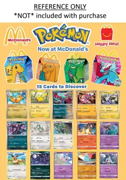 POKEMON S&V - Temporal Forces NM McDonald's *2024* RARE Holo PROMO #015 DRAMPA - Image 3