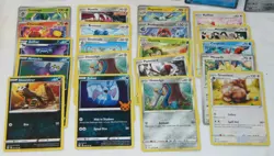 Pokemon Card Lot C 25 Total Cards 5 Holo Cards Most are Very Near Mint - Image 3