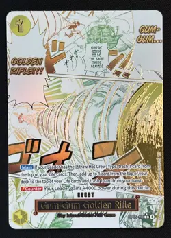 Gum-Gum Golden Rifle (Alt Art) OP15-116 Adventure on Kami's Island One Piece - Image 1
