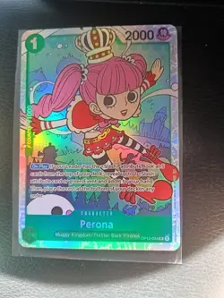 PERONA SR OP12-034 LEGACY OF THE MASTER ENGLISH ONE PIECE TCG PLAYSET 2X NM💎💎 - Image 2