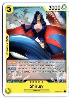One Piece TCG - Shirley - OP03-104 - Pillars of Strength - English - Image 1