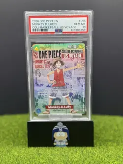 2026 One Piece Monkey D Luffy College Basketball US Voyage PSA 10 #EN P-055 - Image 1