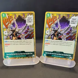 #OP12-037 Demon Aura Nine Sword Style Asura Blades Drawn Dead Man's Game NM x2 - Image 1