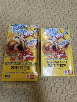 One Piece OP15 Kami Island English Unopened 1 Double Pack set 10 & 1 Booster - Image 1