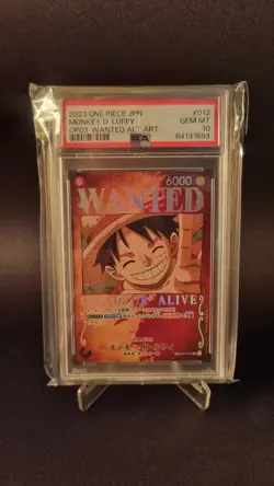 One Piece TCG OP03 Monkey D. Luffy SR Special ST01-012 Wanted 2023 Japanese - Image 1