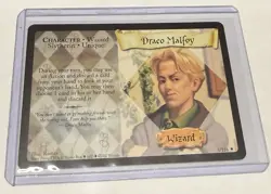 Harry Potter 2002 Draco Malfoy #3/116 Card - LP - Image 1