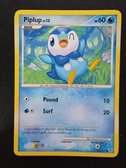 Pokemon TCG Piplup Supreme Victors 121/147 Regular Common Card N/M - Image 1