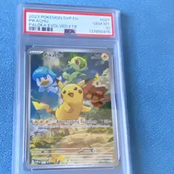 Pokemon Pikachu 027 Sv: Scarlet & Violet Promo Cards PSA 10 Promo Holo - Image 1