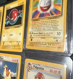 9 Vintage Base set /102 Pokemon Cards Lot/Bundle Basic/Rare Electrode Dratrini + - Image 3