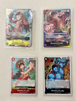 Monkey.D.Luffy 16 Card Mixed Lot - One Piece TCG Near-Mint Promos Foils & More - Image 2