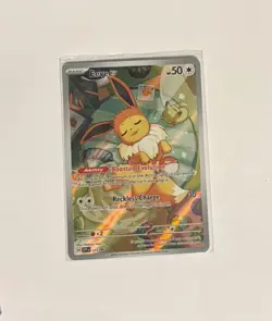 Pokemon TCG Eevee Prismatic Evolutions Black Star Promo Card ETB #173 - Image 2