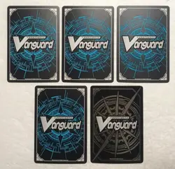 Lot of 5 Japanese Cardfight!! Vanguard RR Card Set - Image 2