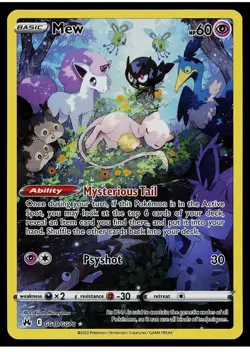 Pokemon Card - Mew Crown Zenith GG10/GG70 Ultra Rare - Image 1