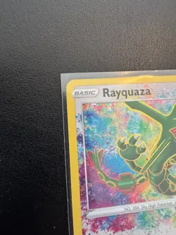 Rayquaza AMAZING RARE card 138/185 Sword & Shield Vivid Voltage 2020 Pokemon TCG - Image 2
