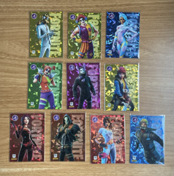 Panini Fortnite Trading Card Series 3 Promo Set USA Shards 1 P - 10 P Mint - Image 1