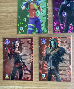 Panini Fortnite Trading Card Series 3 Promo Set USA Shards 1 P - 10 P Mint - Image 3