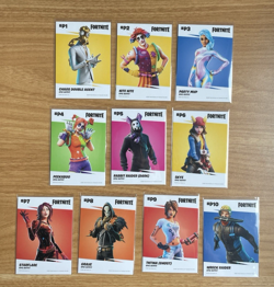 Panini Fortnite Trading Card Series 3 Promo Set USA Shards 1 P - 10 P Mint - Image 5