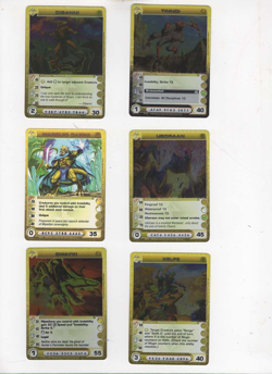 Chaotic lot #201. Lot of 6 Rare Mipedian creature cards - Image 1