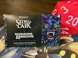 MtG Black Lights & Dark Dungeons FOIL - Secret Lair X Dungeons & Dragon - Image 1