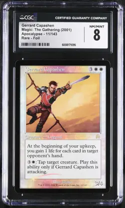 GERRARD CAPASHEN Apocalypse Foil Rare CGC 8 MTG [Nostalgium] - Image 1