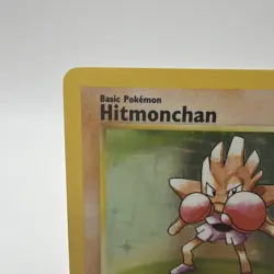 Pokemon TCG Hitmonchan Base Set 7/102 Holo 1999-2000 Wizards Base Set Copyright - Image 3