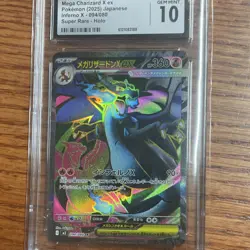 Pokemon Mega Charizard X ex Holo 094/080 M2: Inferno X Super Rare CGC 10 - Image 1