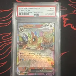 Pokemon Flareon ex Prismatic Evolutions Exclusive Promo Stamped 014 PSA 10 - Image 1