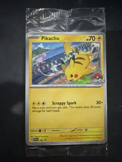 2024 Pokemon, Scarlet & Violet Promos, #190 Pikachu, Black Star Promo, Sealed - Image 1