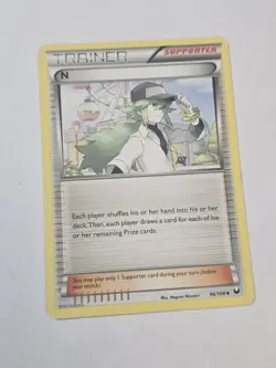 Pokemon TCG - Trainer N 96/108 - Dark Explorers - Non Holo - Uncommon NM - Image 1