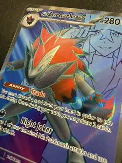 Pokemon TCG N's Zoroark ex Full Art Ultra Rare SV09: Journey Together 175/159 NM - Image 3