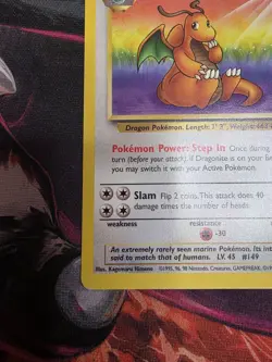 Pokemon TCG Dragonite #19/62 Fossil Unlimited Non-holo Rare, LP - Image 5