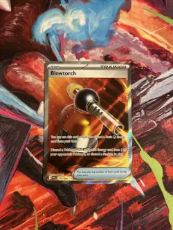 Blowtorch 117/094 Pokemon TCG Phantasmal Flames Holo Rare Trainer NM - Image 1