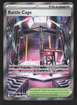 Battle Cage 116/094 Pokemon TCG ME02: Phantasmal Flames NM - Image 1